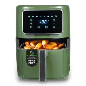 Friteuza cu aer cald Bergner Midnight, 6.9L, 1800W, Ceramica