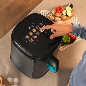 Friteuza cu aer cald Cecotec CecoFry Advance Double 9L 2850W PerfectCook Tehnologie - Img 12