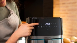 Friteuza cu aer cald Cecotec Cecofry Full InoxBlack Pro 5500, 5.5 L, 1700 W, finisaj inox - Img 8