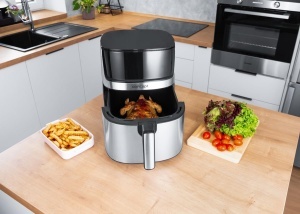 Friteuza cu aer cald CONCEPT FR8010, neagra, 10 programe presetate - Img 5