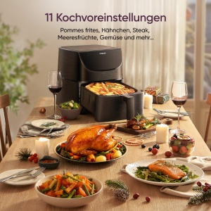Friteuza cu aer cald Cosori, model CP158-AF, 5,5L, 11 functii - Img 6