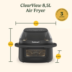 Friteuza cu aer cald Cuisinart ClearView, 8.5L, 1800W, PFAS-free - Img 9
