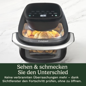 Friteuza cu aer cald Cuisinart ClearView, 8.5L, 230C, PFAS-free - Img 2