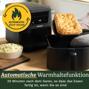Friteuza cu aer cald Cuisinart XL 7,6L, 2000W, PFAS-free - Img 4
