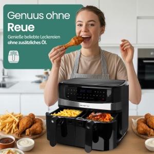 Friteuza cu aer cald Emerio AF-126672.4, 10L, 12 programe, BPA free - Img 4