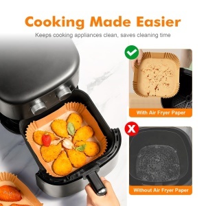 Friteuza cu aer cald GRIFEMA 100 bucati, 20-24 cm, BPA-free, biodegradabil - Img 5