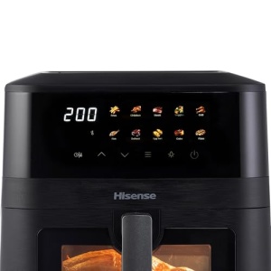Friteuza cu aer cald Hisense HAF2100DCD 2100W 77L Negru 10 programe presetate - Img 14