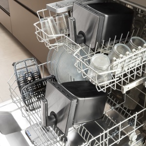 Friteuza cu aer cald InnovaGoods Fryinn Double 8L 3400W Negru - Img 7