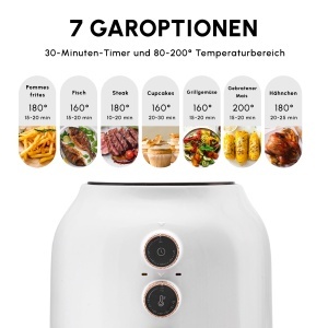 Friteuza cu aer cald Karaca Multifry 35L 1300W Functie Timer Curatare Usoara - Img 5