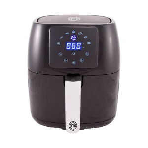 Friteuza cu aer cald MasterChef 4.5L 1400W, neagra, cu touchscreen