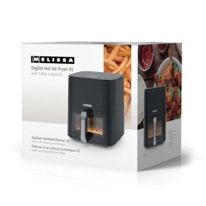 Friteuza cu aer cald Melissa XL 5L Touchscreen Negru cu 8 programe presetate - Img 12