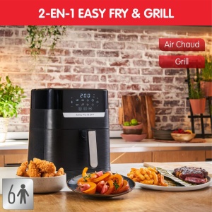Friteuza cu aer cald Moulinex Easy Fry Grill EZ505810, 4.2L, 1550W, Negru - Img 3