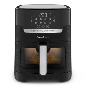 Friteuza cu aer cald Moulinex Easy Fry Grill Vision 4.2 L, 1550 W, Negru - Img 3
