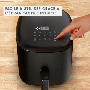 Friteuza cu aer cald Moulinex Easy Fry Max 5L, 1500W, Negru - Img 5