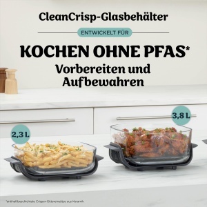 Friteuza cu aer cald Ninja CRISPi, 3.8 L, 1700 W, design compact - Img 4