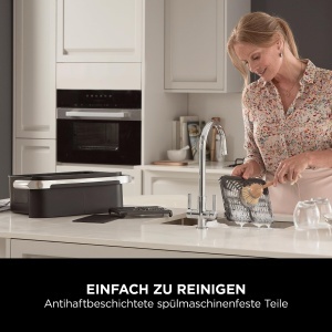 Friteuza cu aer cald Ninja Foodi FlexDrawer AF500EU, 10.4L, Negru - Img 8
