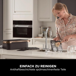 Friteuza cu aer cald Ninja Foodi FlexDrawer AF500EUCP, 10.4L, Negru Cupru - Img 8