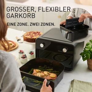 Friteuza cu aer cald Panasonic NF-BC1000 Flex 96L Functie abur Negru - Img 3