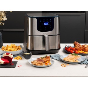 Friteuza cu aer cald Princess 182060, 5.5L, 1700W, inox - Img 8