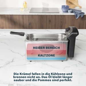 Friteuza cu aer cald Princess 182626, 3L, 2000W, design elegant - Img 8