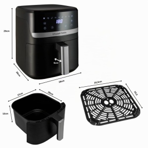 Friteuza cu aer cald Russell Hobbs SatisFry 5,5L 1500W Negru - Img 9