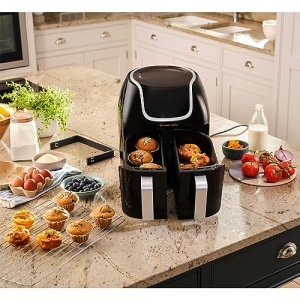 Friteuza cu aer cald Russell Hobbs SatisFry Snappi 27290-56, 8.5 L, 8 programe, touchscreen - Img 10