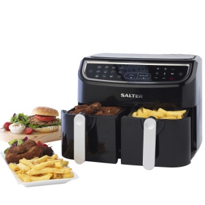 Friteuza cu aer cald Salter EK4548, 8.2L, 2200-2600W, 12 functii