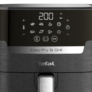 Friteuza cu aer cald Tefal Easy Fry Grill EY5058 XL 42L 2-in-1 8 programe - Img 3