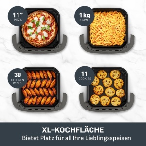 Friteuza cu aer cald Tefal Easy Fry XL FW4018 Extra Crisp 4L Digital Energie eficienta - Img 4
