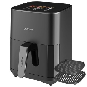 Friteuza cu aer Cecotec fara ulei - 4L - Placa de gratar - Grill - Elemente duble de incalzire - Friteuza cu aer CecofryGrill Duoheat 4000 1900W parti - Img 3