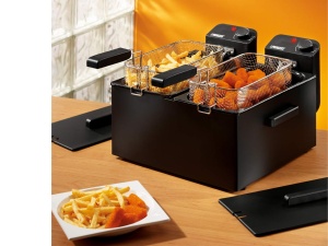 Friteuza cu ulei Princess 183028, 2 x 3 Litri, 3600 W, Negru - Img 4