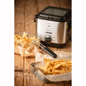 Friteuza electrica Mesko MS4910, 1.5 litri, 900W, inox - Img 5