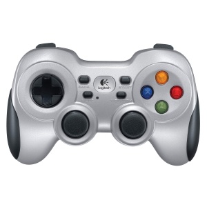 Gamepad Wireless Logitech F710, Controler de Joc cu Aspect Asemanator Consolei, D-Pad cu 4 Butoane, Manere Confortabile, PC - Gri/Negru
