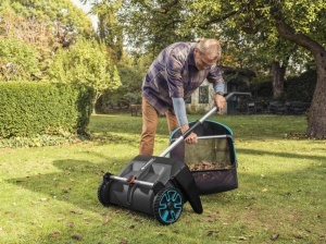 Gardena Laub- und Rasensammler 3565-88 Colector Frunze si Iarba Fara Motor Maner Ergonomic - Img 5