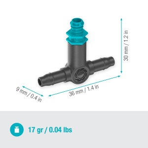 Gardena Micro-Drip-System Reihentropfer 2 lh Set 10 bucati Irigare Automata Usor de Conectat - Img 3
