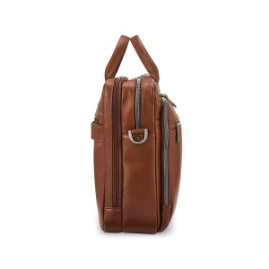 Geanta de laptop Samsonite Klassische, piele, cognac, 15.6 inch - Img 3