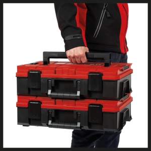 Geanta de transport Einhell E-Case S-F 25 kg sistem modular rezistenta si sigura - Img 4