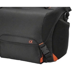 Geanta foto Sony LCS-SC8 pentru DSLR, neagra, cu umar si maner - Img 2