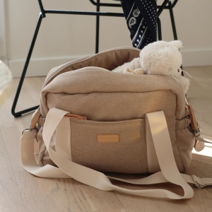 Geanta pentru scutece BEABA, 16L, 10 compartimente, culoare Ton Erde - Img 7