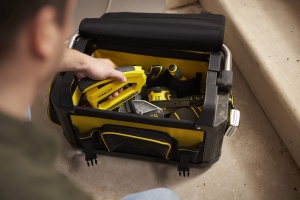 Geanta pentru unelte Stanley FatMax 49x31x28 cm, nylon 600 Denier, impermeabila - Img 9
