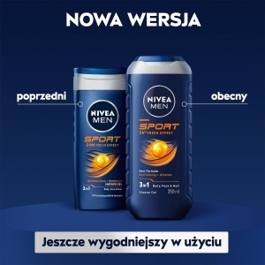 Gel de dus NIVEA Sport 250 ml cu aroma de lime, pentru barbati, pH-haut-friendly - Img 4