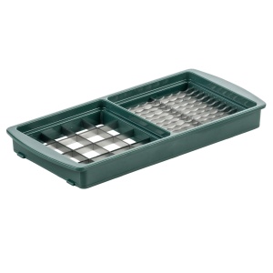 Genius Nicer Dicer Plus | 14 bucati | Feliator de fructe si legume | NOU, 26,5 x 9 x 13 cm, plastic, otel inoxidabil - Img 5