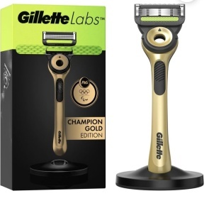 Gillette Labs Rasoir Barbati Champion Gold Tehnologie Peeling FlexDisc 2D