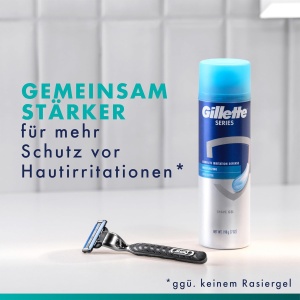 Gillette Mach3 Standard Rasierer UEFA Champions League Editie Speciala 3 Lame Reusesc - Img 5