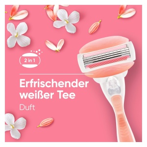 Gillette Venus ComfortGlide Spa Breeze Ras pentru femei cu 2 rezerve si maner ergonomic - Img 4