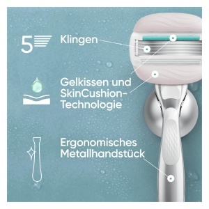 Gillette Venus Pro ComfortGlide Sensitive Ras pentru femei cu 5 lame si Aloe Vera - Img 3