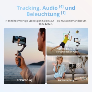 Gimbal pentru smartphone DJI Osmo Mobile 8 cu tracking avansat, 360 rotatie, 10 ore autonomie - Img 3