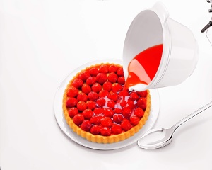 Glaazura pentru torturi Dr. Oetker cu aroma de capsuni, 20 pachete x 50 g - Img 5