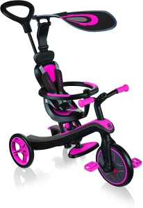 GLOBBER Explorer Trike 4in1 Roz fucsia
