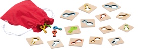 goki 56326 - Memo Key Search - Promoveaza concentrarea si viteza de reactie - din lemn